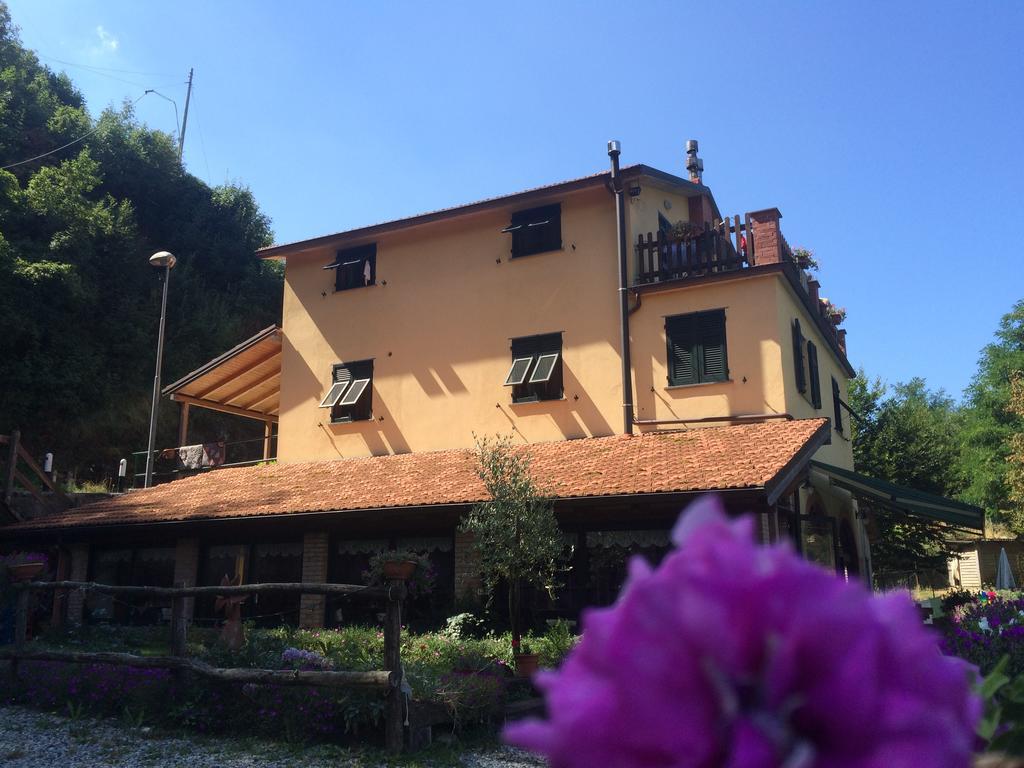 Agriturismo La Taverna Del Nonno Borzonasca Bagian luar foto